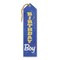 Beistle Pack of 6 Blue &#x22;Birthday Boy Award&#x22; School Award Ribbon Bookmarks 8&#x22;